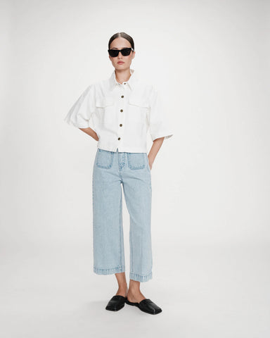 Grace & Mila Joe 7/8 Length Jeans - Sky blue