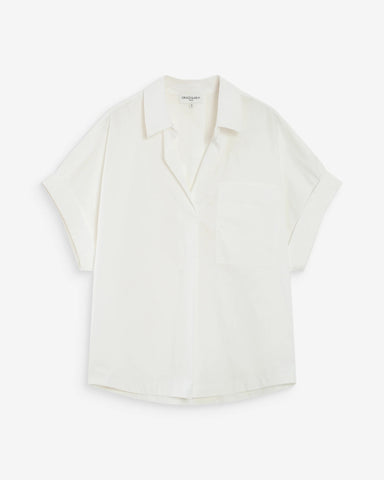 Grace & Mila Versigny Oversized Cotton Shirt - Ivoire