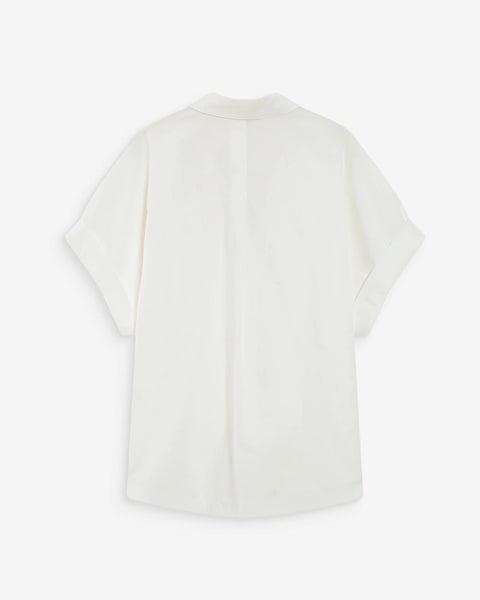 Grace & Mila Versigny Oversized Cotton Shirt - Ivoire