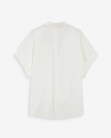 Grace & Mila Versigny Oversized Cotton Shirt - Ivoire