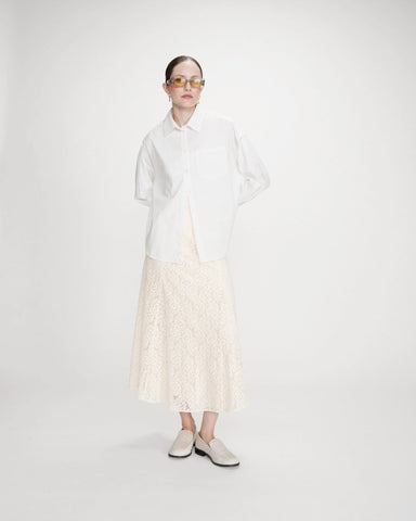 Grace & Mila Valerie Oversized Shirt - Ivoire
