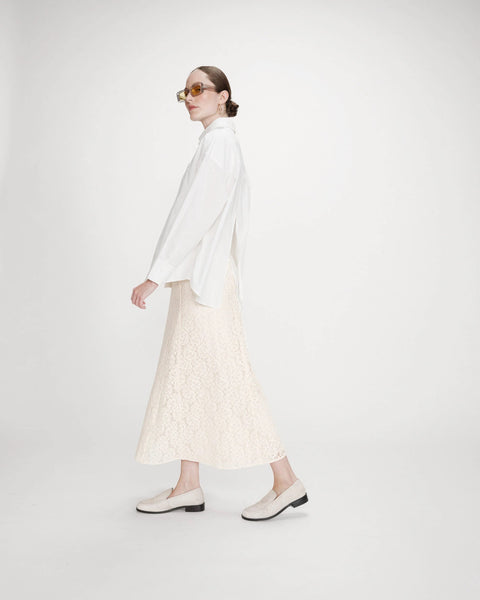 Grace & Mila Valerie Oversized Shirt - Ivoire