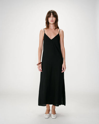 Grace & Mila Wendra Black Sundress - Black