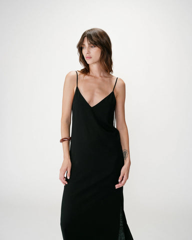 Grace & Mila Wendra Black Sundress - Black