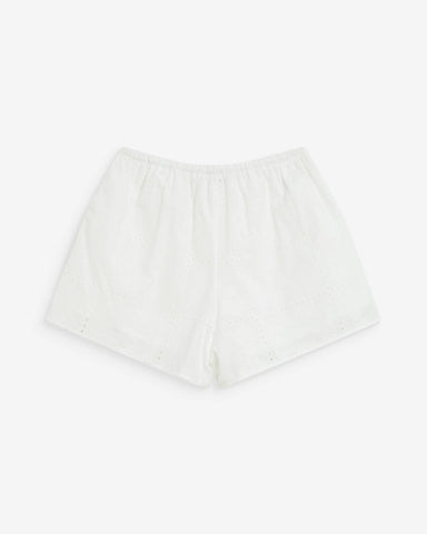 Grace & Mila Wyler Broderie Anglais Shorts - White