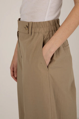 VI.VE.RE Thea Barrel Leg Trouser - Sand