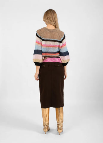 Coster Copenhagen Stripe Knit Jumper - Multi