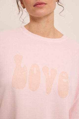 FIVE Paris Sweat Love - Baby Pink