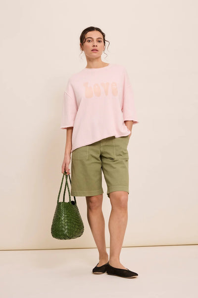 FIVE Paris Sweat Love - Baby Pink