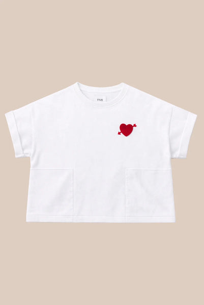 FIVE Paris Sweet Heart Sweat - White