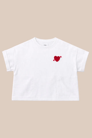 FIVE Paris Sweet Heart Sweat - White