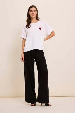 FIVE Paris Sweet Heart Sweat - White