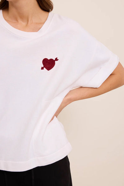 FIVE Paris Sweet Heart Sweat - White