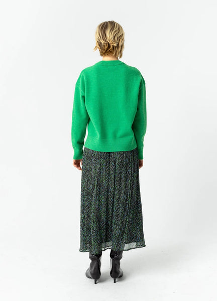 Coster Copenhagen Round Neck Sweater - Lush Green