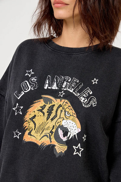 FIVE Paris Tiger Sweatshirt - Acid Grey
