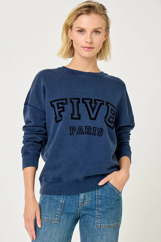 FIVE Paris Sweatshirt - Navy