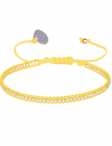Mishky Neon Row Bracelet - Yellow