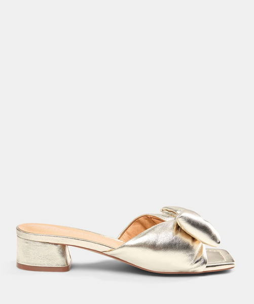 Sofie Schnoor Gold Bow Shoes