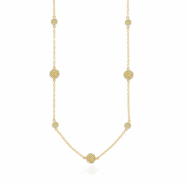 Anna Beck Long Station Necklace - Gold