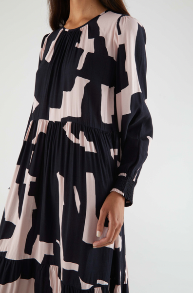Compania Fantastica Midi Dress - Abstract Print