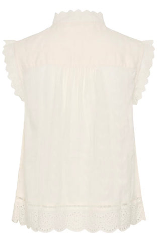 Saint Tropez RowynSZ Shirt - Ice White