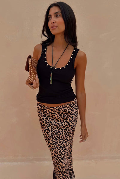 Never Fully Dressed Studded Vest - Black