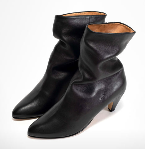 Anonymous Vully 50 Stiletto Soft Calf Boot - Black
