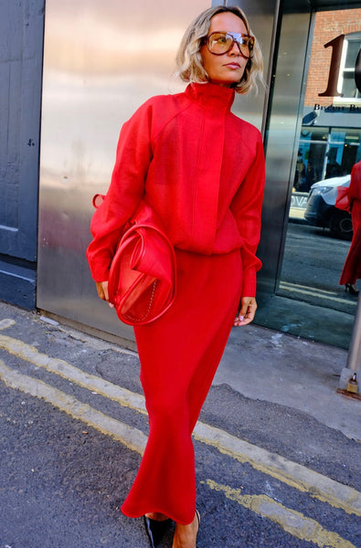 Never Fully Dressed Daphne Skirt - Red