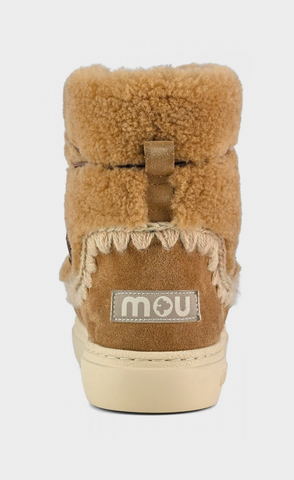 Mou Eskimo Sneaker Bold Lace Up - Tan