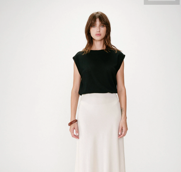 Grace & Mila Wallace Sleeveless T-Shirt - Black