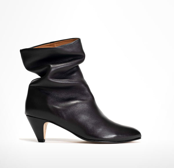Anonymous Vully 50 Stiletto Soft Calf Boot - Black