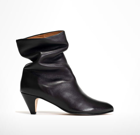 Anonymous Vully 50 Stiletto Soft Calf Boot - Black
