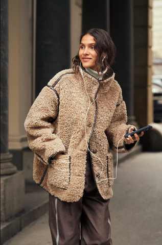 Saint Tropez SamanthaSZ Jacket -  Portabella / Brown