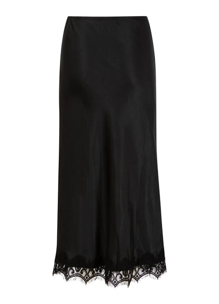 Coster Copenhagen Skirt with Lace Details - Black