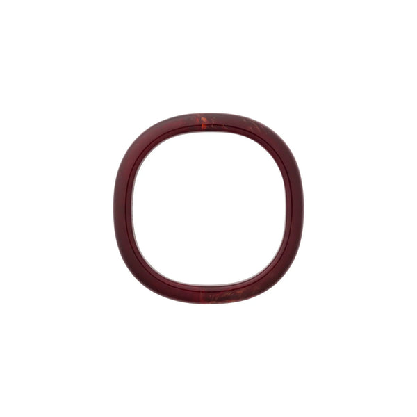 Vanessa Baroni Soft Edge Bangle - Bordeaux Marble