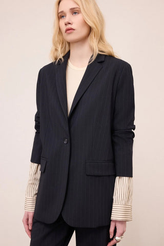Ottod'Ame Double Cuff Jacket - Navy