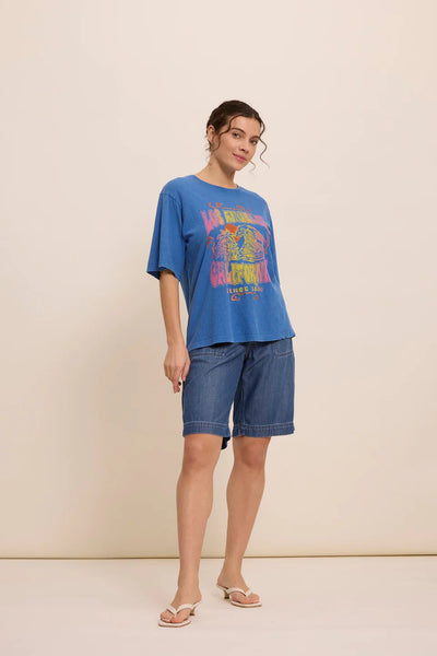 FIVE Paris Los Angeles T-Shirt - Wave Blue
