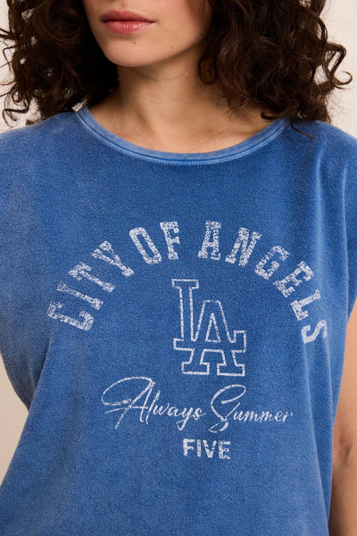 Five Paris Angels T-Shirt - Wave Blue