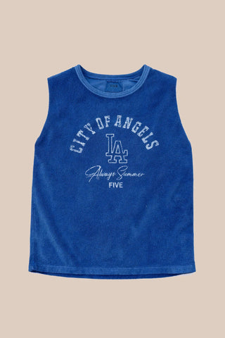 Five Paris Angels T-Shirt - Wave Blue