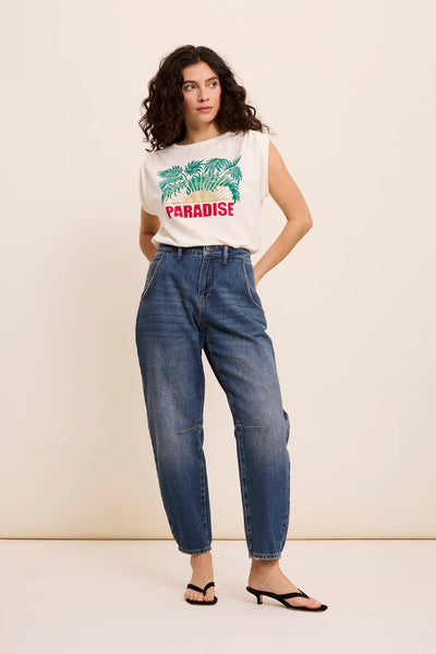 FIVE Paris Paradise T-Shirt - Off White