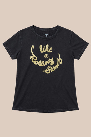 FIVE Paris Rolling T-Shirt - Acid Grey