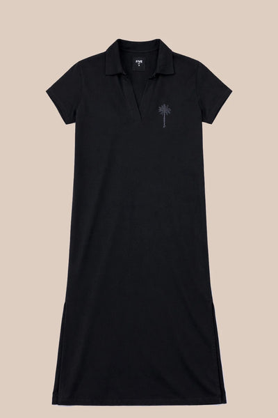FIVE Paris Palm Tree Dress - Acid Grey