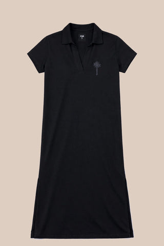 FIVE Paris Palm Tree Dress - Acid Grey