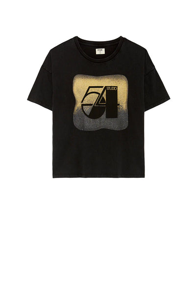 FIVE Paris  Studio 54 T-Shirt - Black