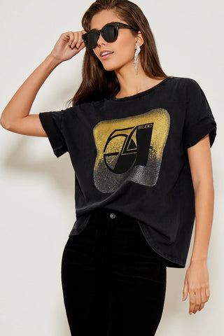 FIVE Paris  Studio 54 T-Shirt - Black