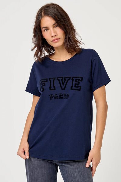 FIVE Paris T-Shirt - Navy