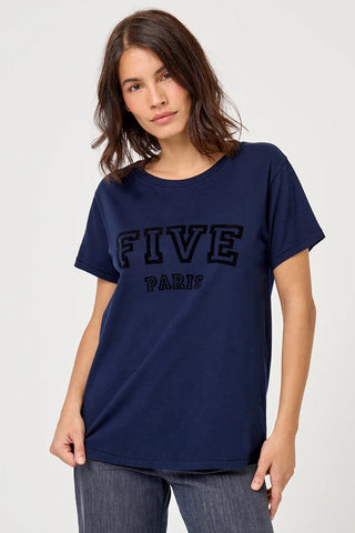 FIVE Paris T-Shirt - Navy