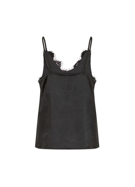 Coster Copenhagen Camisole with Lace - Black