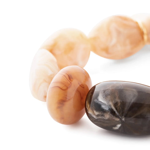 Vanessa Baroni Unique Flex Bracelet - Creme Brulee Marble