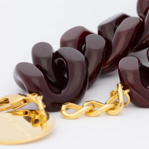 Vanessa Baroni Great Bracelet Marble - Bordeaux